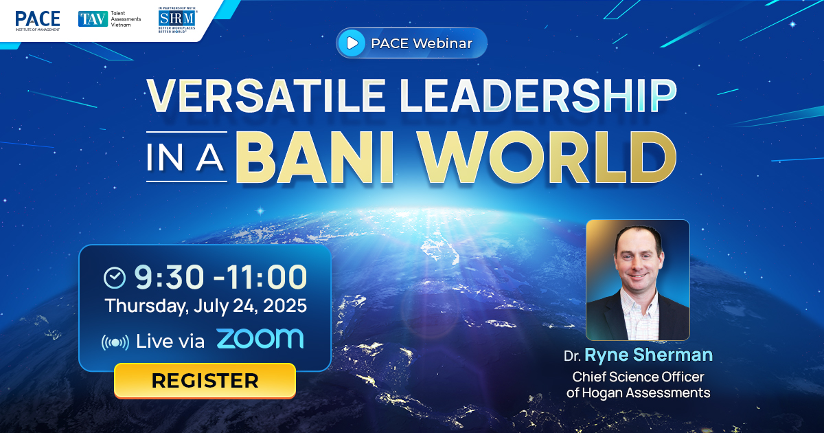 PACE WEBINAR: VERSATILE LEADERSHIP in a BANI World